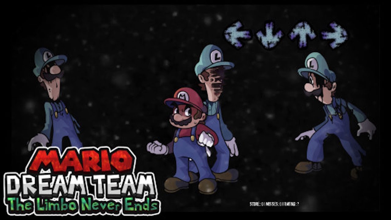 FNF - The Limbo Never Ends (Mario Dream Team) FNF MOD