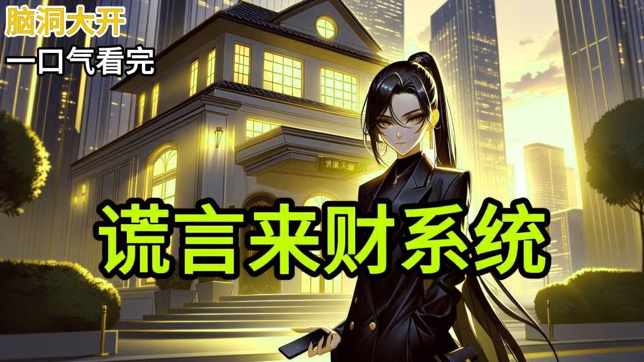 【完结】我绑定了谎言来财系统。只要别人对我说一句谎，我就会获得一万元进账。我兴冲冲地打电话回家，想告诉妈妈这个好消息：妈，我有钱了，我们可以给奶奶治病了！《谎言来财系统》#有声小说 #小说
