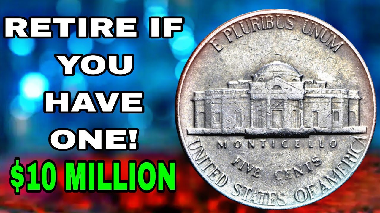 Rare Monticello Jefferson Nickel Five Cent Coins You Must See Collector’s Guide to High-Value Coins!
