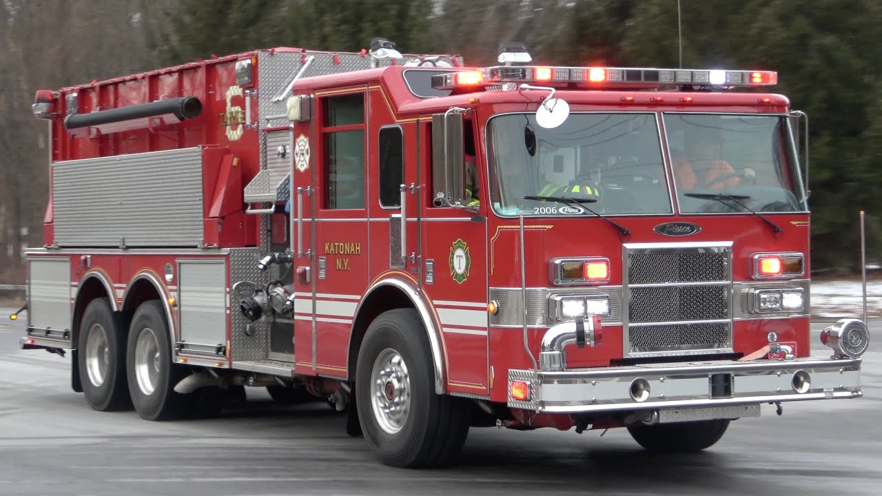 Katonah FD Engine 117 & Tanker 6 Responding