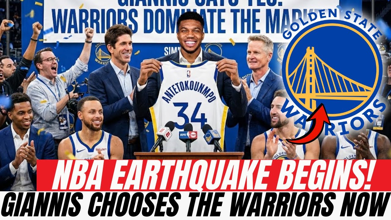 NBA TREMBLES! GIANNIS SAYS YES AND WARRIORS DOMINATE THE BIGGEST MARKET BATTLE | nba news warriors