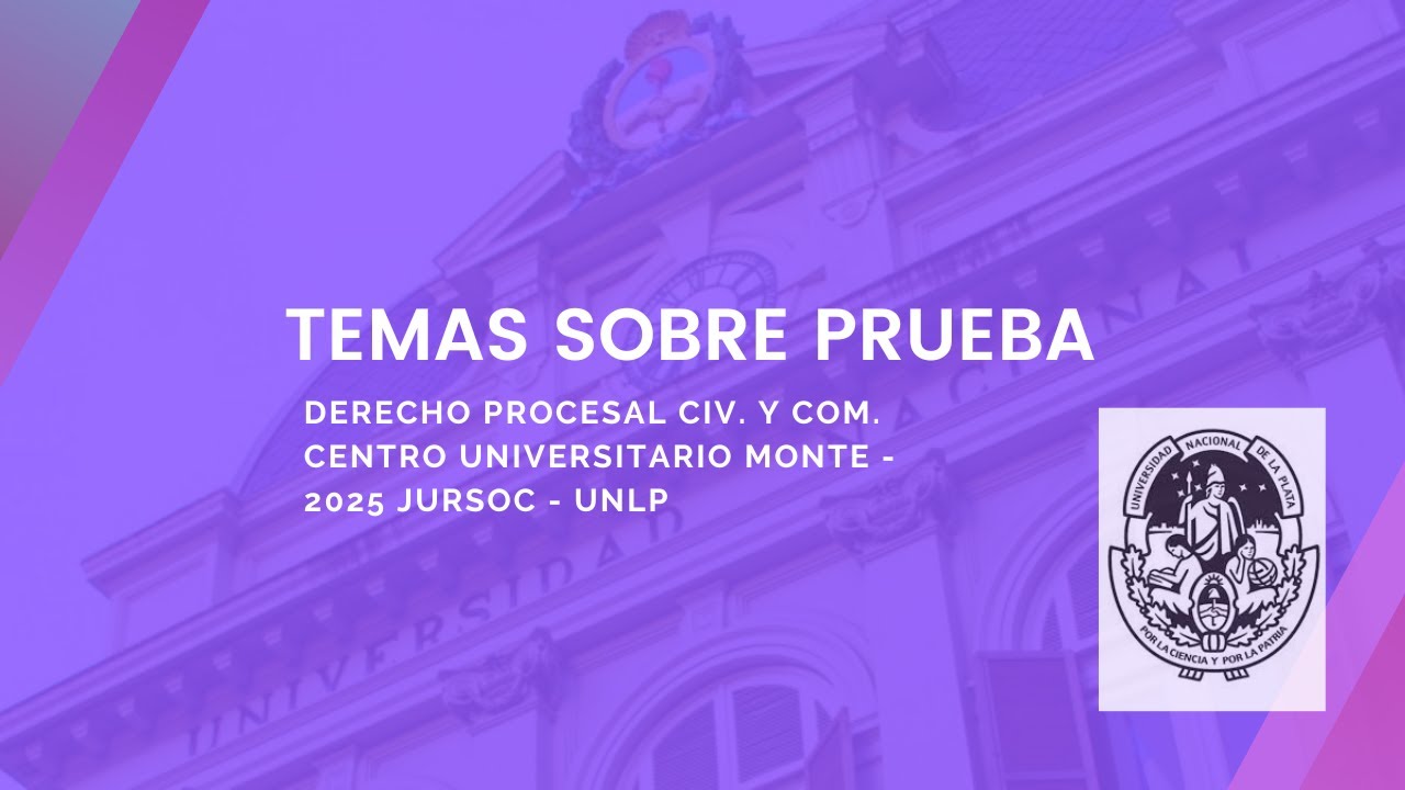 Temas sobre prueba