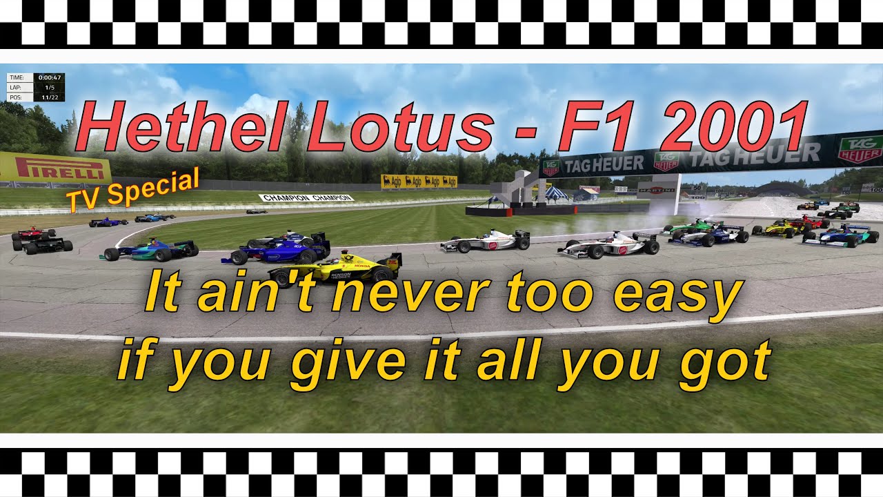 F1 2001 - Hethel Lotus (AMS1) (TV)