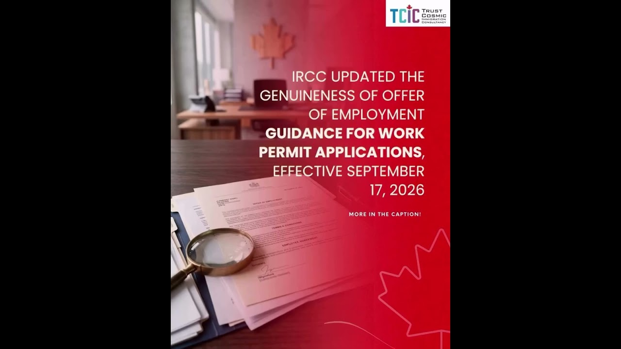 🇨🇦 IRCC has updated its guidance on the genuineness of job offers..
