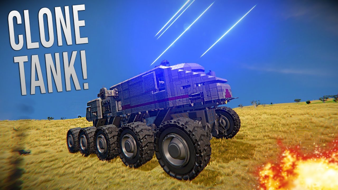 CLONE TURBO TANK! - Star Wars - Space Engineers