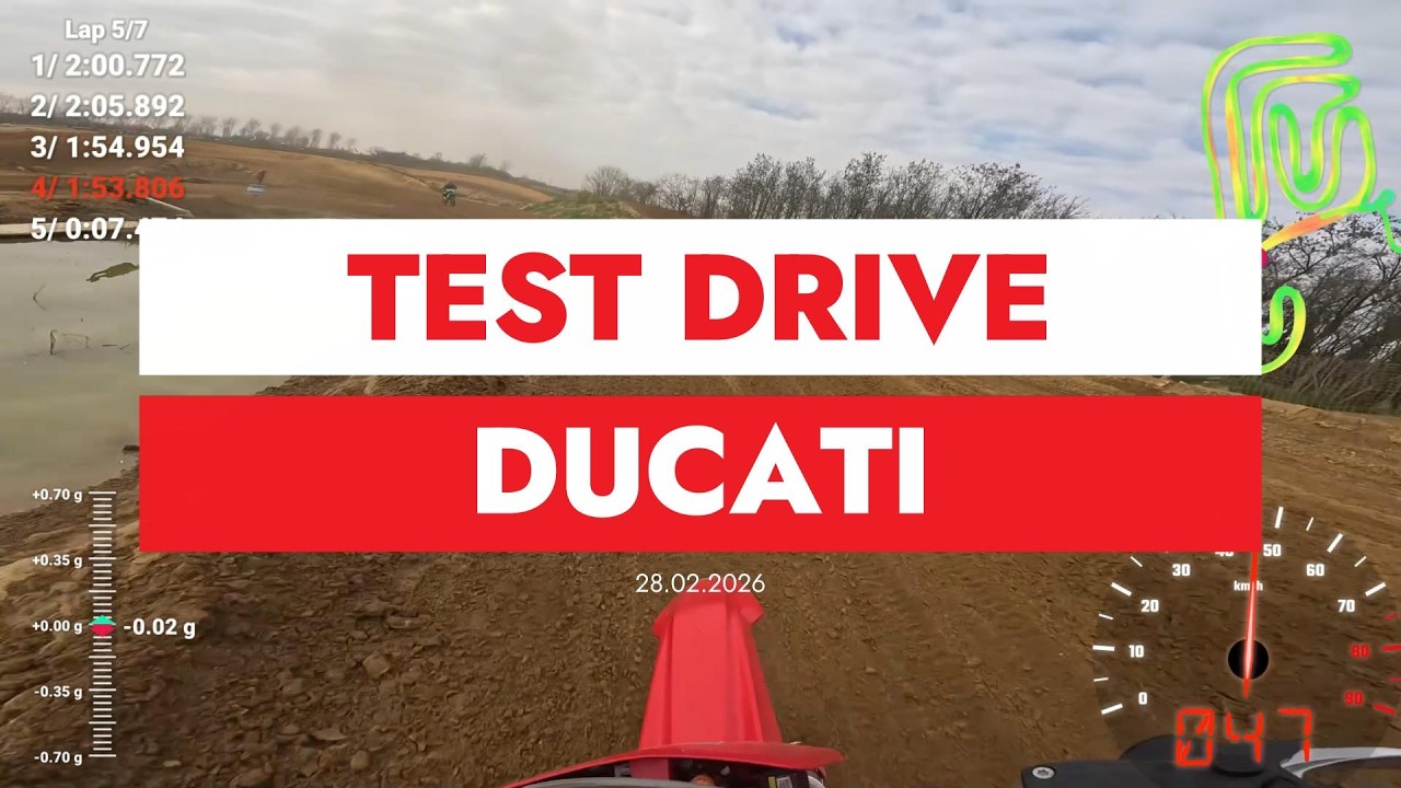 DUCATI Desmo Mx450 Test Drive
