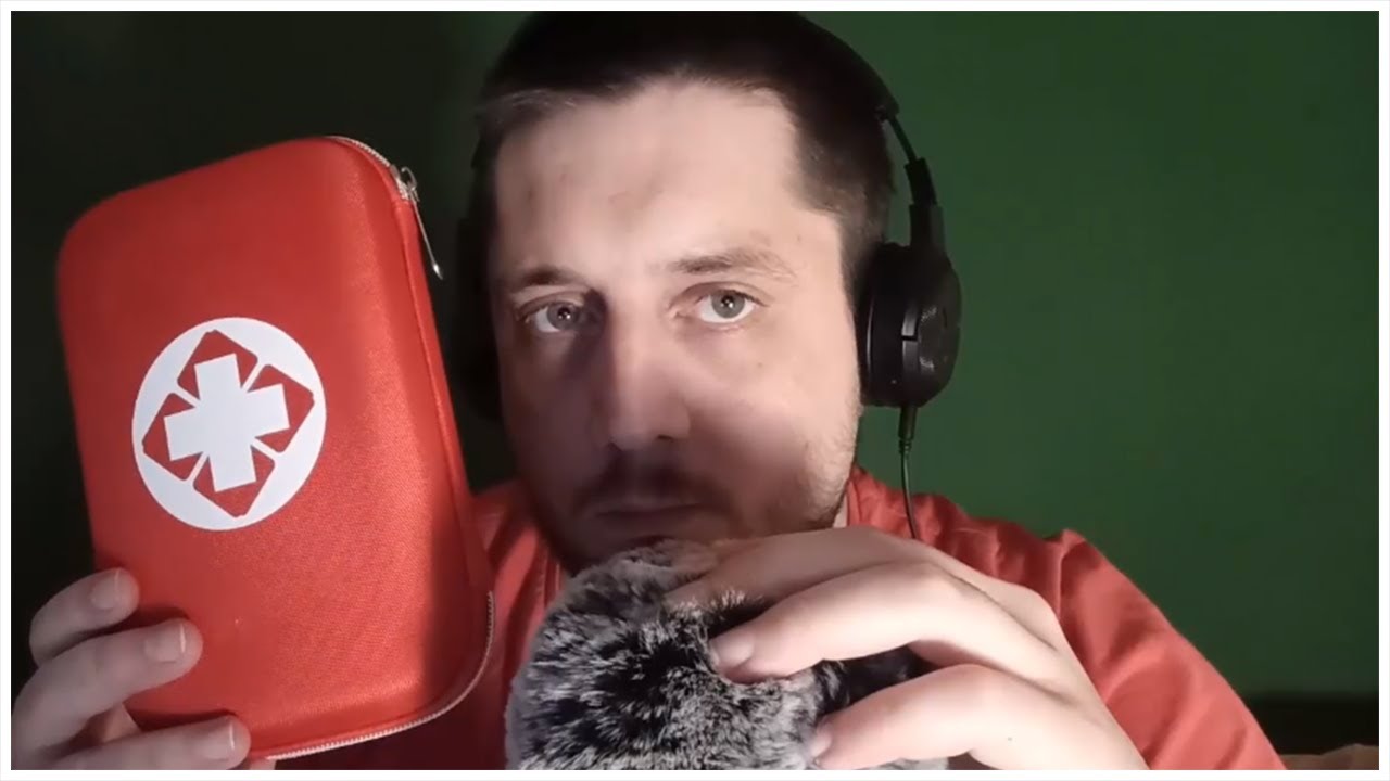 JE VOUS RELAXE AVEC UNE TROUSSE DE PREMIER SECOURS (ASMR FRANCAIS)