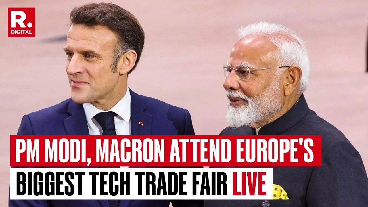 LIVE: PM Modi Joins Macron at Vivatech Paris, Europe&rsquo;s Biggest Tech Fair Showcases Future Innovation