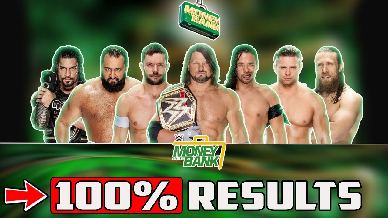 WWE Money In The Bank 2018: 100% Results Predictions