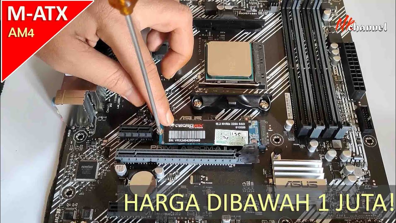 Motherboard AM4 Murah! Support ARGB Sync dengan harga terjangkau di kelasnya | Asus Prime A520M-A II
