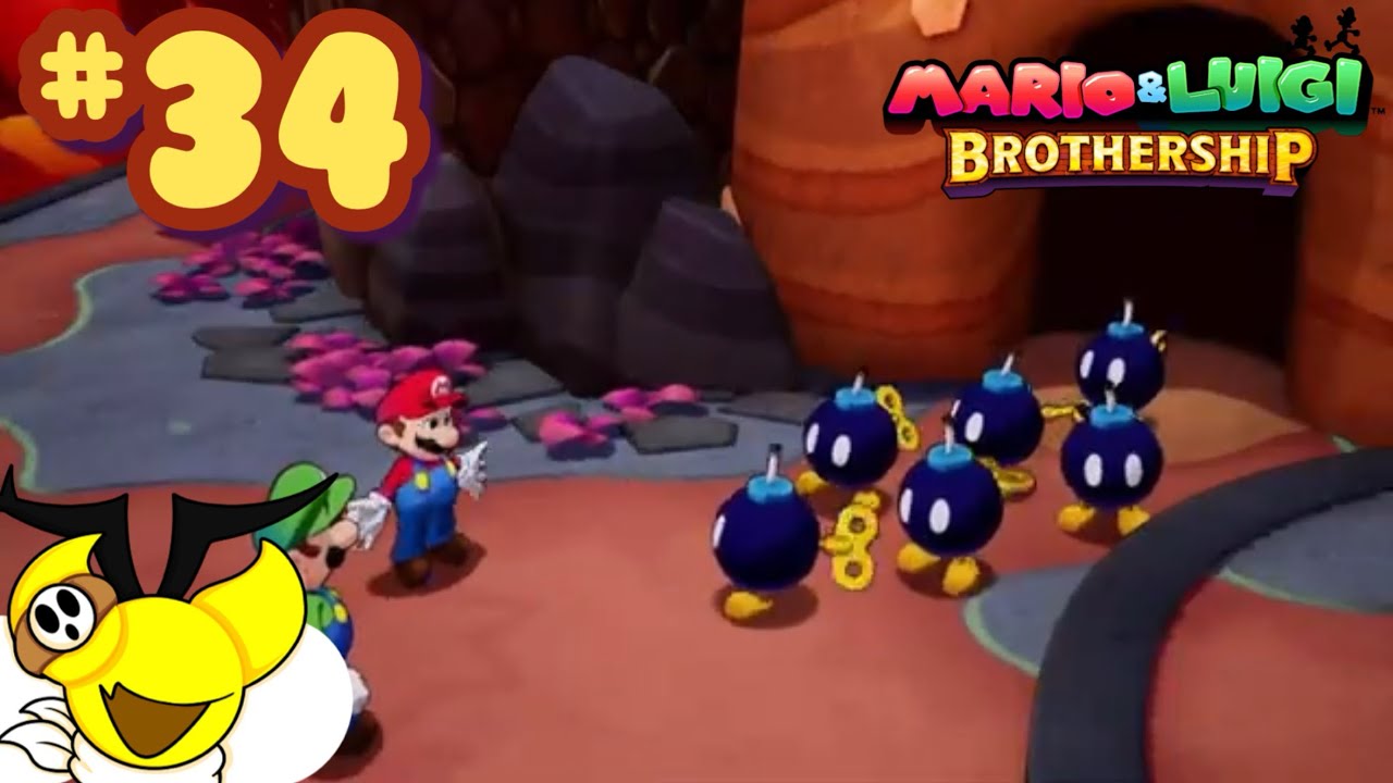 Let’s Play Mario and Luigi BrotherShip (Blind) - Part 34 - Skorcheen Island