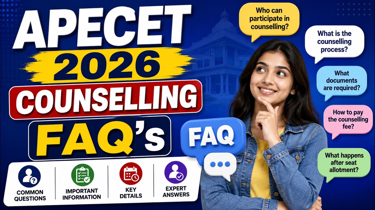 🚨 AP ECET 2026 Counselling FAQs | Every Doubt Answered Before Registration! 🔥