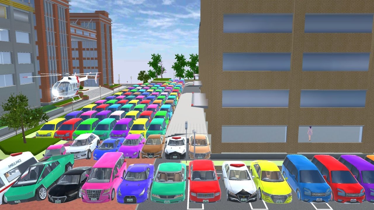 ALL CAR COLLECTION AT HOSPITAL 🏥 ll sakuraschoolsimulator ll 