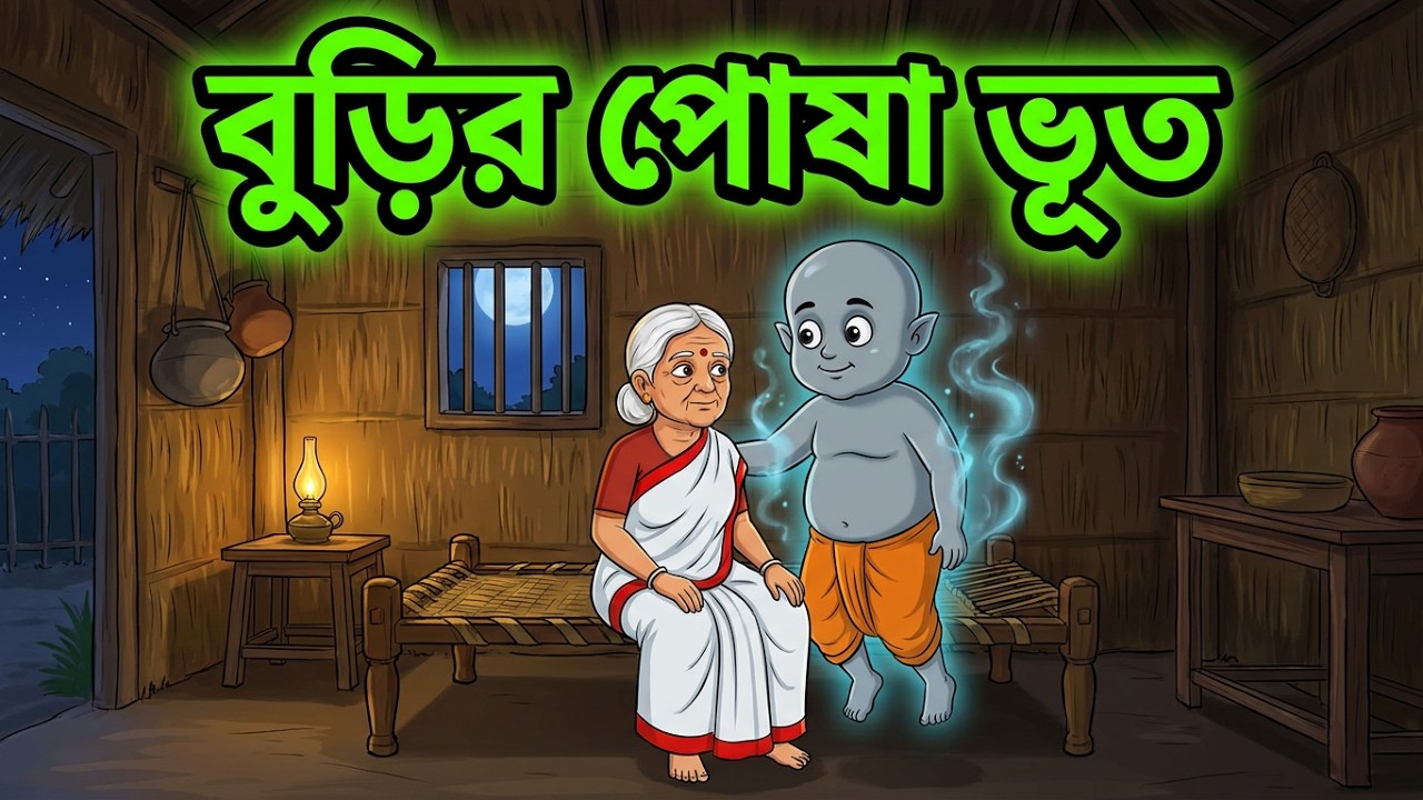 বুড়ির পোষা ভূত | Bangla Fairy Tales Cartoon | ঠাকুমার ঝুলি | রূপকথার বাংলা গল্প