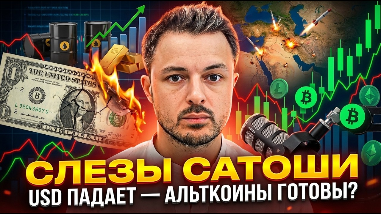 СЛЕЗЫ САТОШИ СЛИВ. 10 МАРТА КАК СВЯЗАНЫ НЕФТЬ И АЛЬТКОИНЫ?