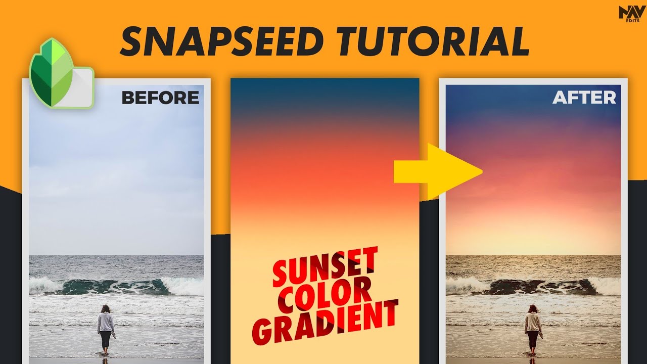 SIMPLE TRICK to Make Every Image of Yours Have an EVENING SKY | SNAPSEED TUTORIAL | Android | iPhone