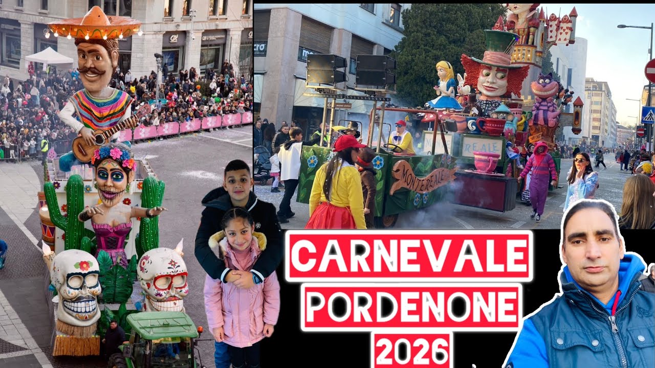 Carnevale  In Pordenone #2026#italya 🇮🇹