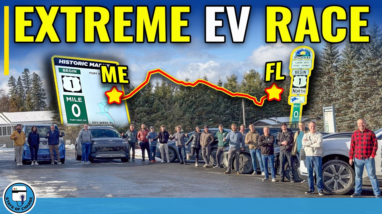 We Race Seven Electric SUVs 2,000+ Miles From Canada To Key West!