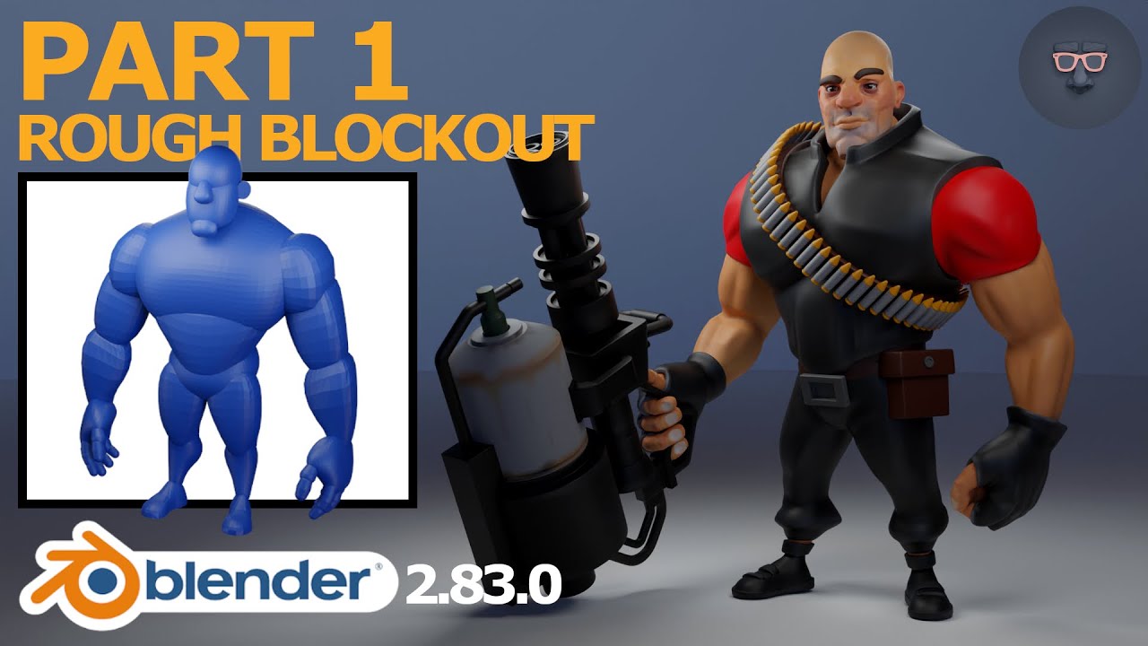 Учебное пособие по моделированию персонажей в Blender 2.8 &mdash; Часть 1: Черновая модель.