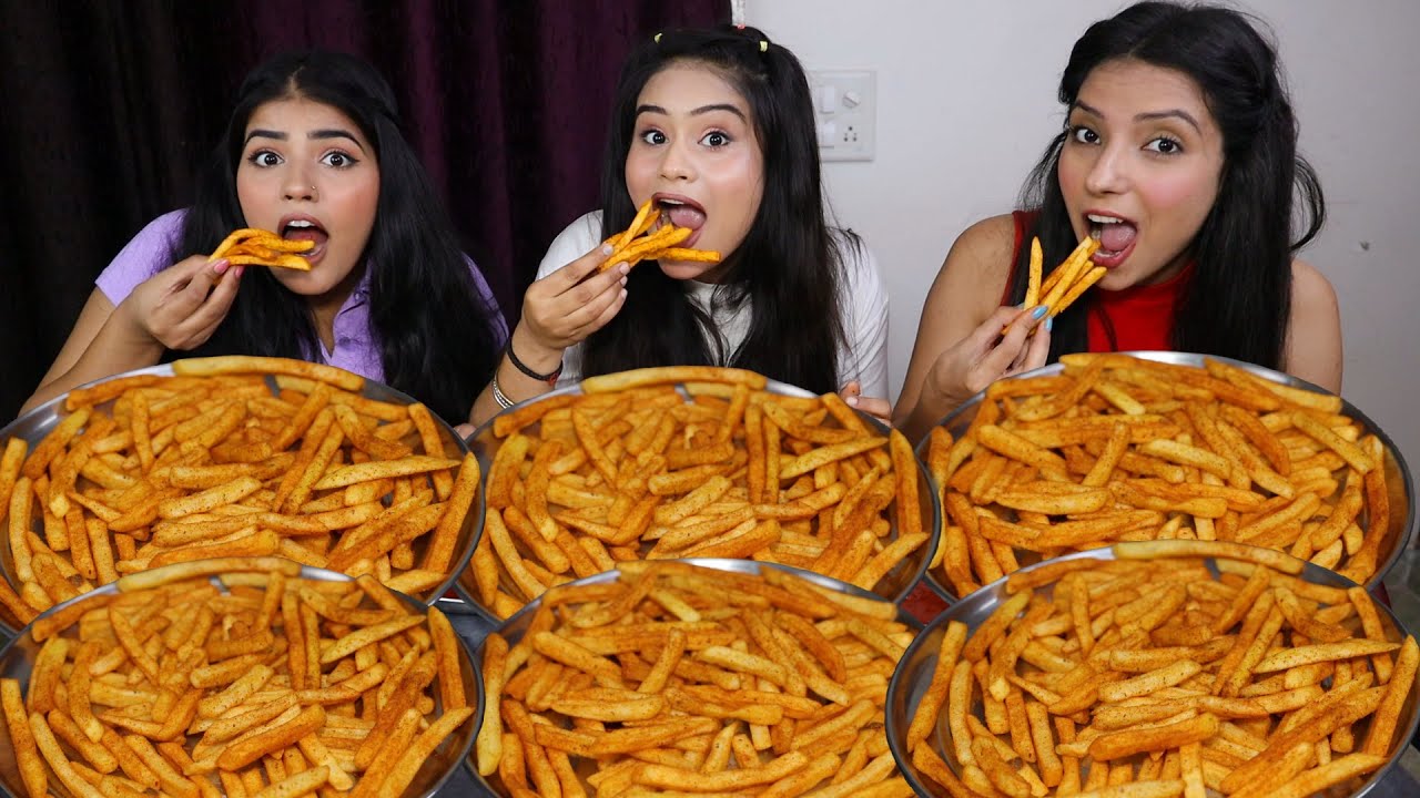 World's Spiciest French Fries Eating Challenge | Unlimited Spicy French Fries Challenge