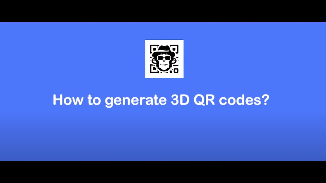 Make 3D QR Codes - Step by Step Guide To Create Free Custom 3D QR codes Online!