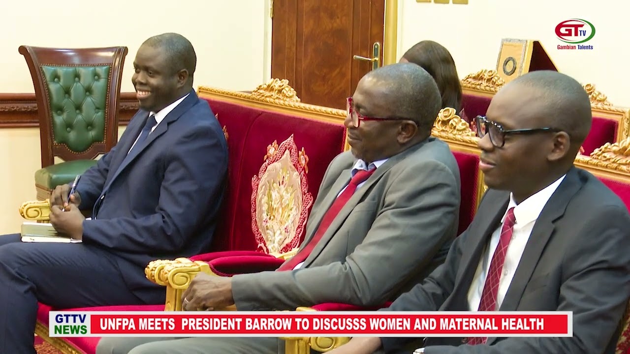 UNFPA MEETS  PRESIDENT BARROW TO DISCUSSS WOMEN AND MATERNAL HEALTH