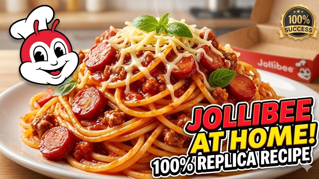SPAGHETTI ALA JOLLIBEE | LASANG JOLLIBEE SPAGHETTI!