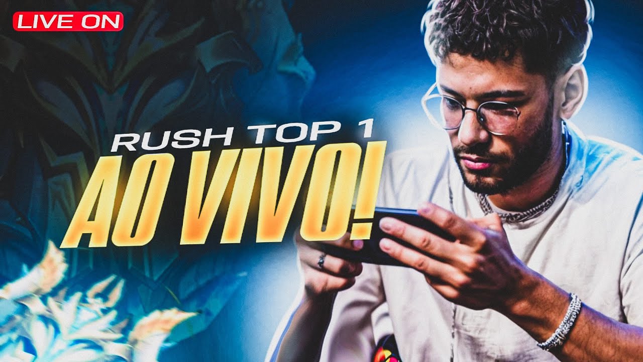 🌟 RUSH TOP 1 TRYHARD NA NOVA SEASON AO VIVO!! 🌟