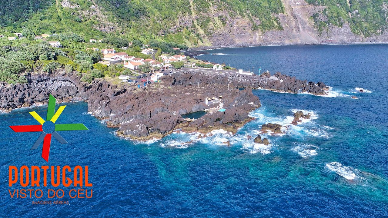 Varadouro Natural pools - Zona balnear do Varadouro - Horta - Faial - Azores - 4K UltraHD