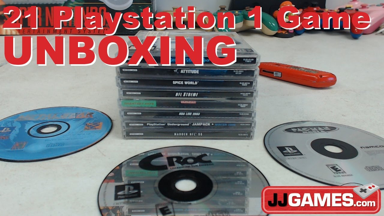 21 Playstation 1 (PS1) Game Unboxing | JJGames Unboxed #4