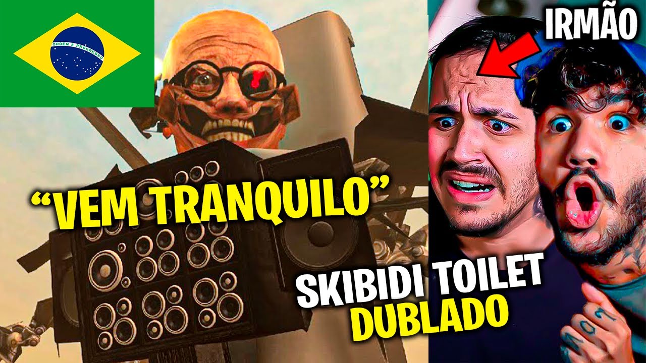 MEU IRMÃO REAGINDO A SKIBIDI TOILET DUBLADO (TODOS OS EPISÓDIOS) @DaFuqBoom
