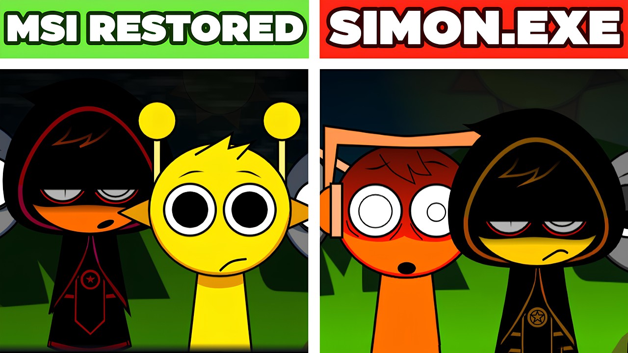 MSI SPRUNKI RESTORED BUT SIMON.EXE | SPRUNKI INCREDIBOX