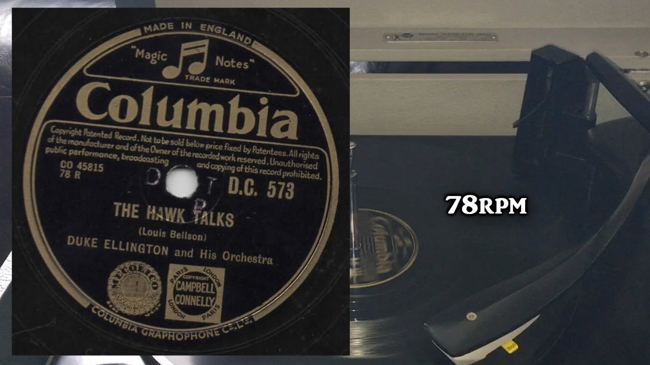 Duke Ellington And His Orchestra - The Hawk Talks, 1951, Columbia - D.C. 573, Shellac, 10