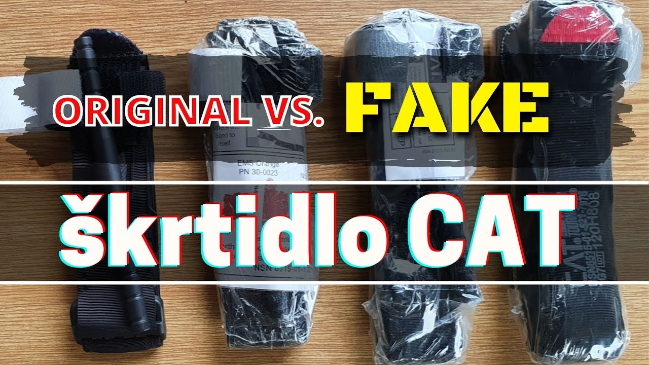 Turniket CAT / Originál vs. FAKE! POZOR co kupuješ!