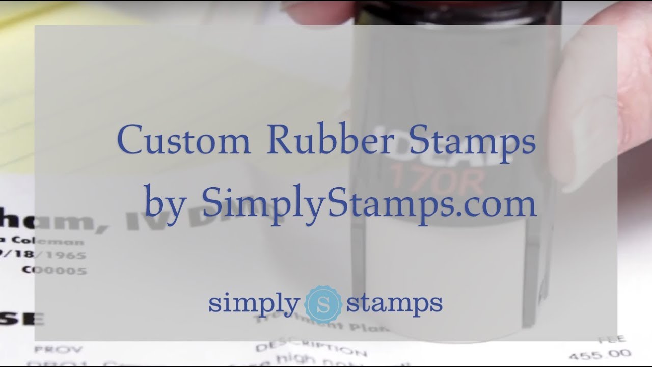 Custom Rubber Stamps by SimplyStamps.com