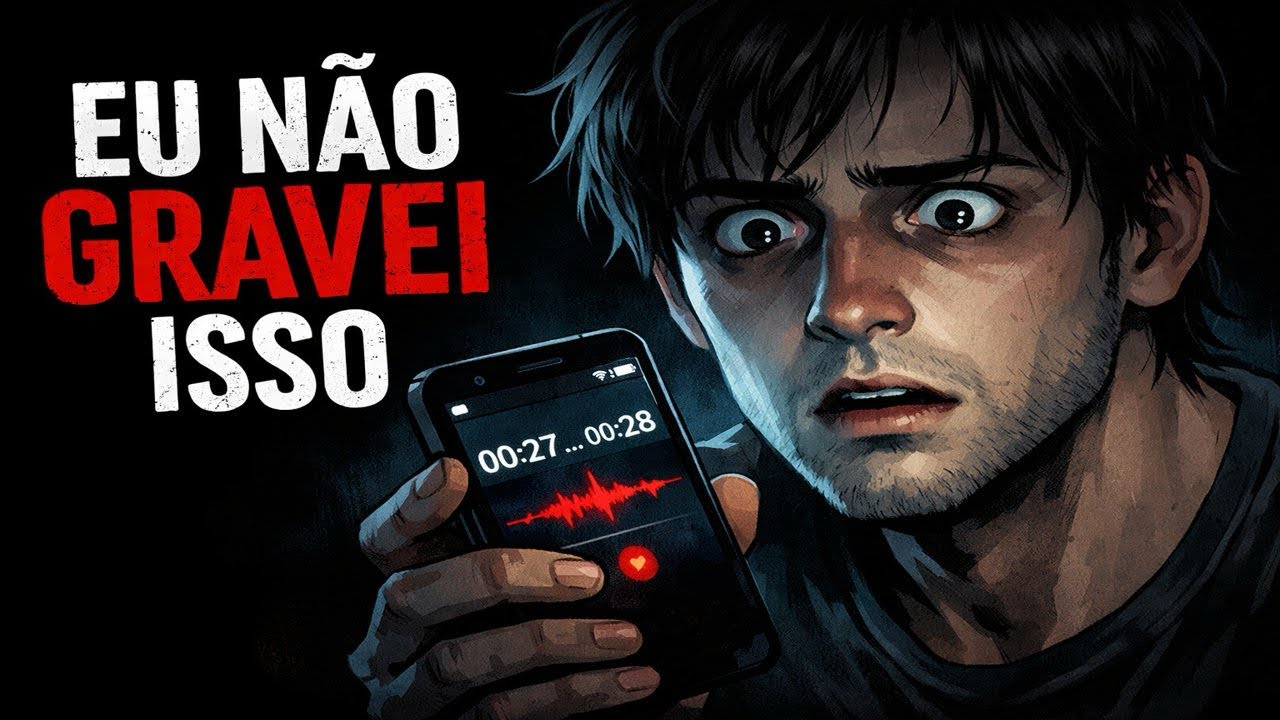Algo respondeu à gravação que fiz de madrugada | História de terror animada