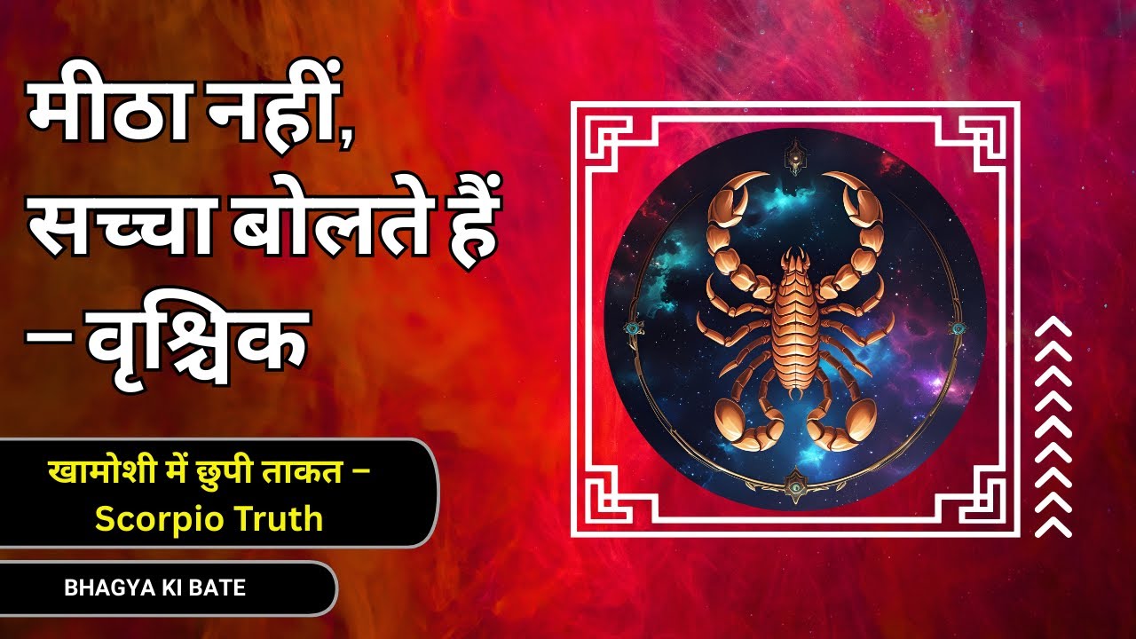 वृश्चिक राशि: जो मीठा बोलकर ज़हर नहीं देता | Scorpio Personality Truth