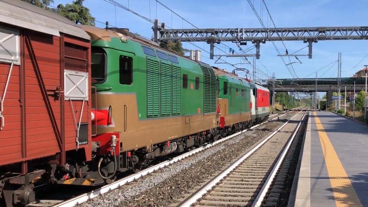 IL TRASFERIMENTO DEL TRENO STORICO DA MILANO CENTRALE A ANCONA!
