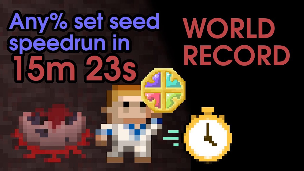 Set Seed Glitchless Any% Speedrun FORMER WORLD RECORD - Shattered Pixel Dungeon - in 15m 23s