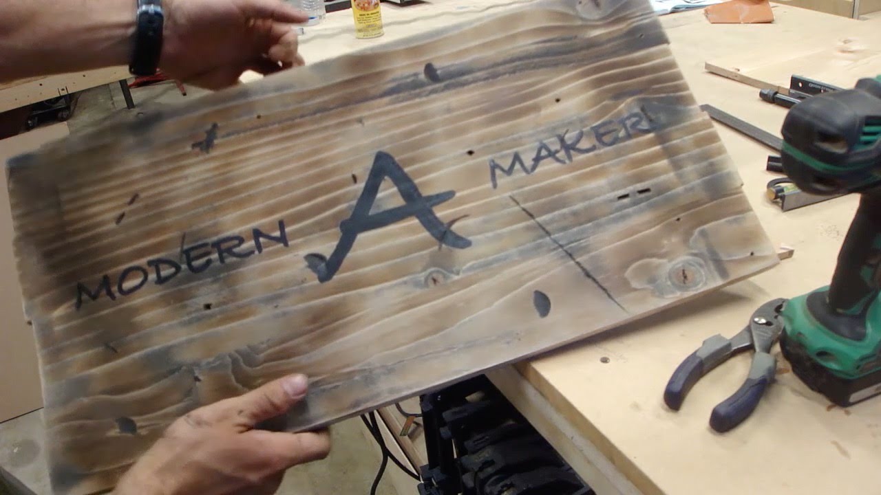 Making a Rustic, Distressed, Vintage Wood Sign (version 1.0)