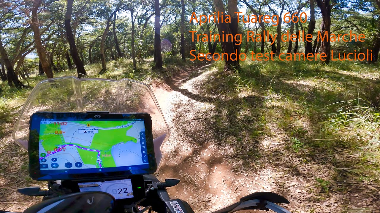 Training Rally delle Marche 2025 e 2° test camere Lucioli. Aprilia Tuareg 660