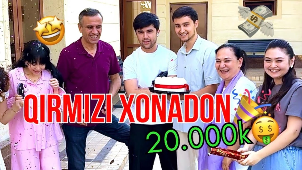 Qirmizi xonadon YOU TUBE kanali  20.000.k boldi🥳😍
