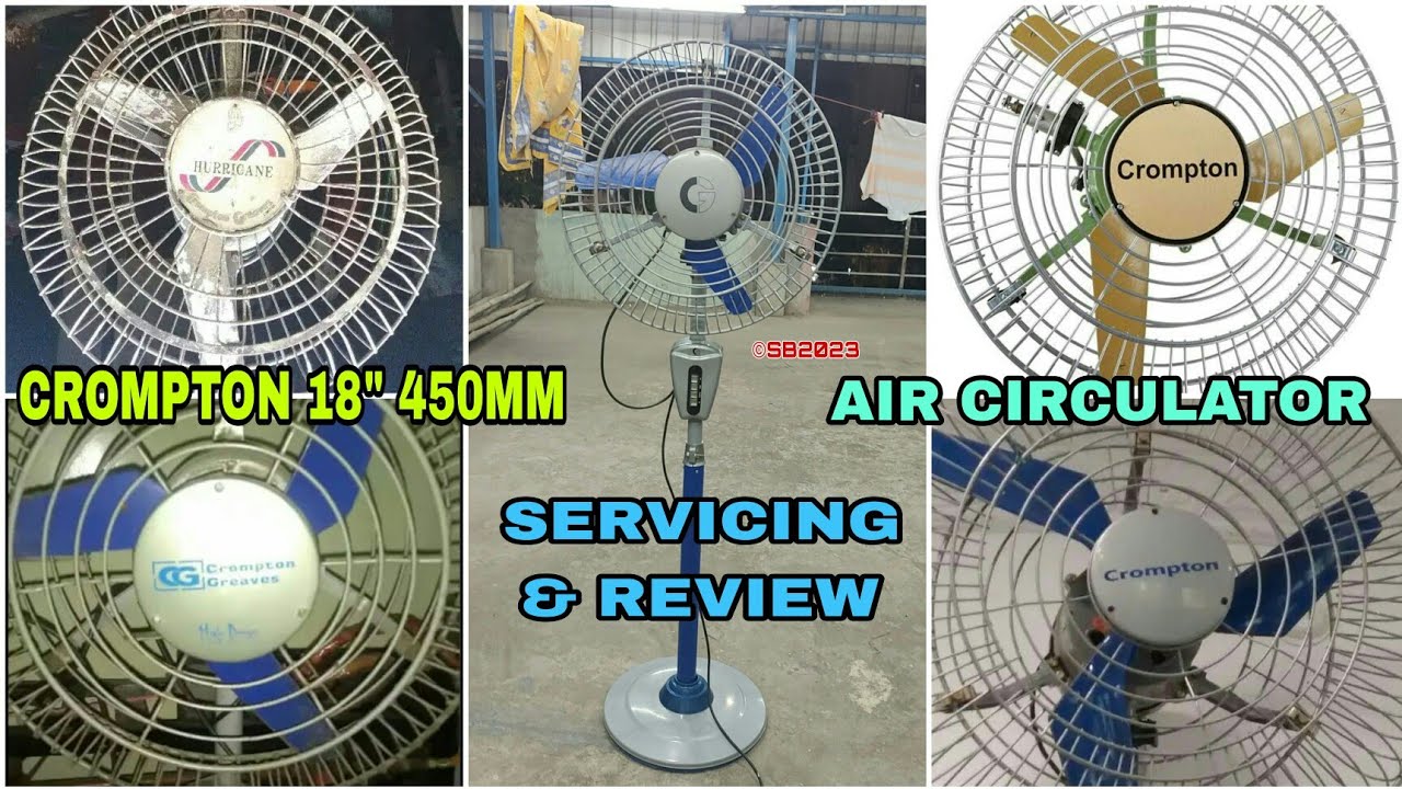 Crompton Greaves Air Circulator 18 (450mm) Servicing & Review