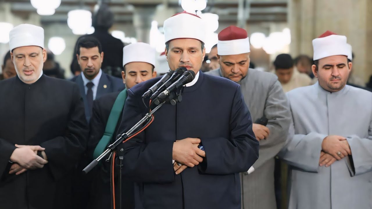 صلاة العشاء والتراويح | الجامع الأزهر الشريف __ أول ليلة رمضان 18__2__2026