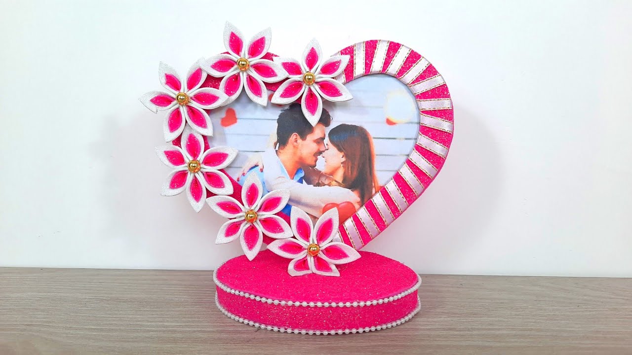 DIY PORTA-RETRATO para dar en SAN VALENTIN como REGALO / VENDER o DECORAR tu habitación. 2021