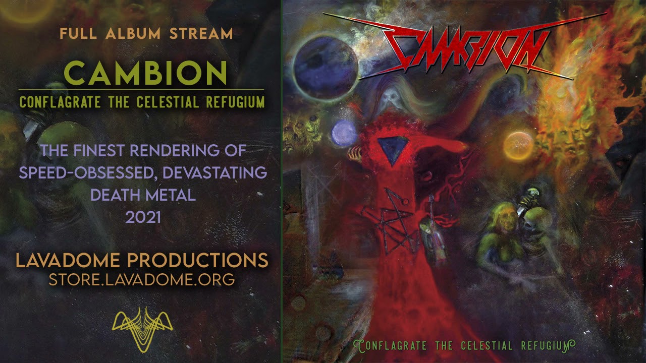 CAMBION - Conflagrate the Celestial Refugium 2021 (Full Album, Devastating Death Metal)