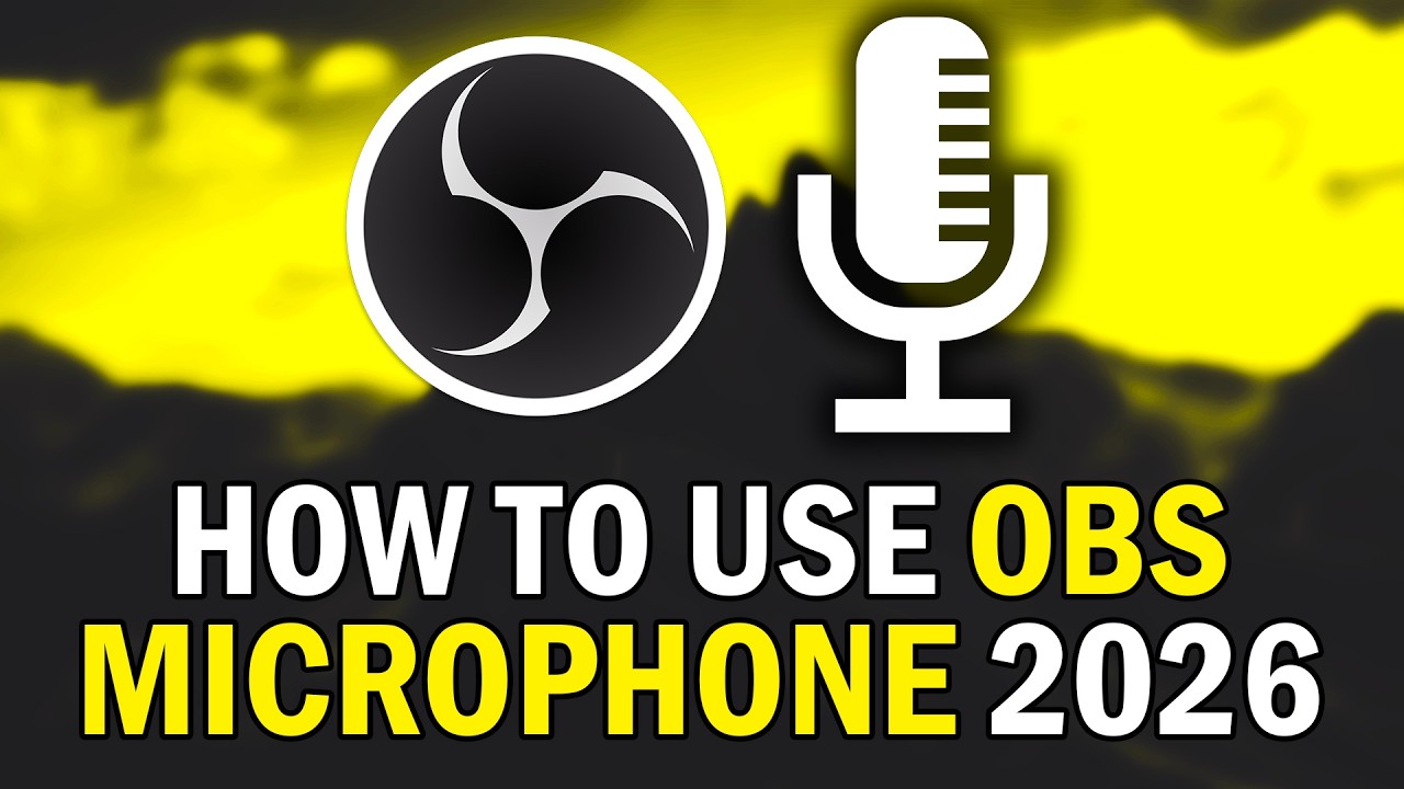 How To Make Your Microphone Sound Better In OBS Studio 2026 (How To Use OBS Microphone Filters 2026)