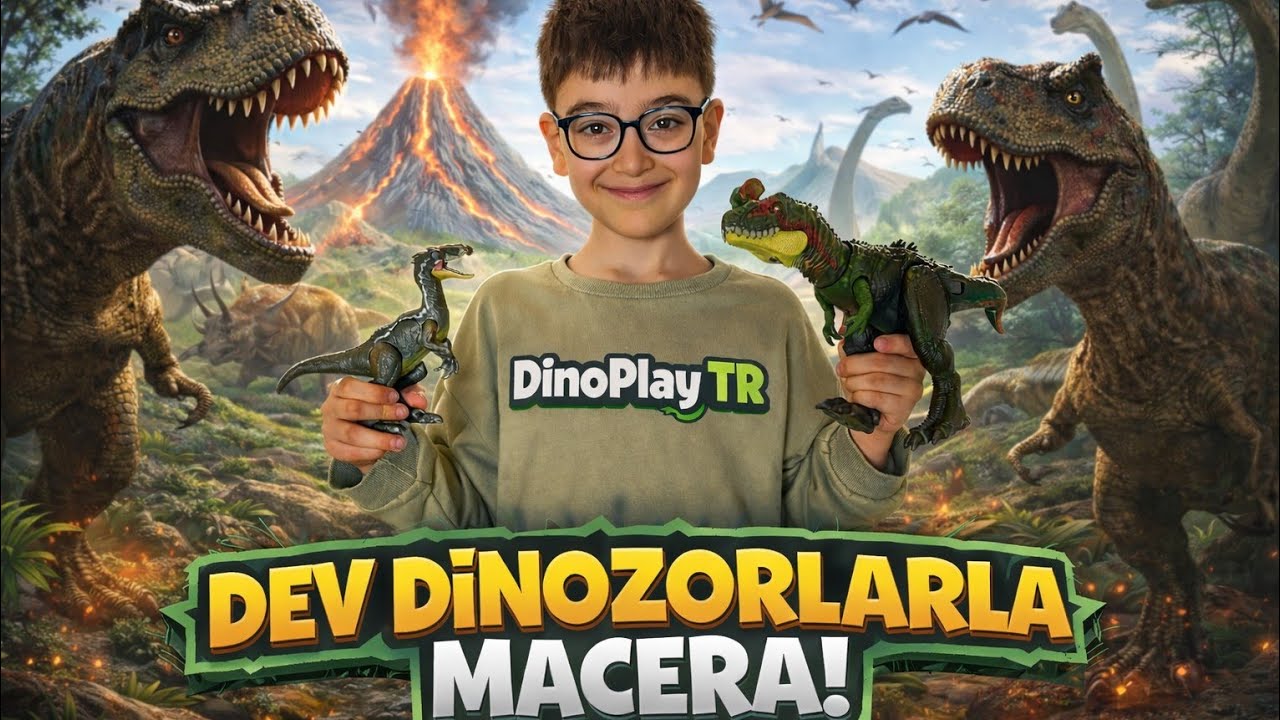 DEV DİNOZORLA KARŞILAŞTIK! 😱 Gerçek Gibi Kükredi