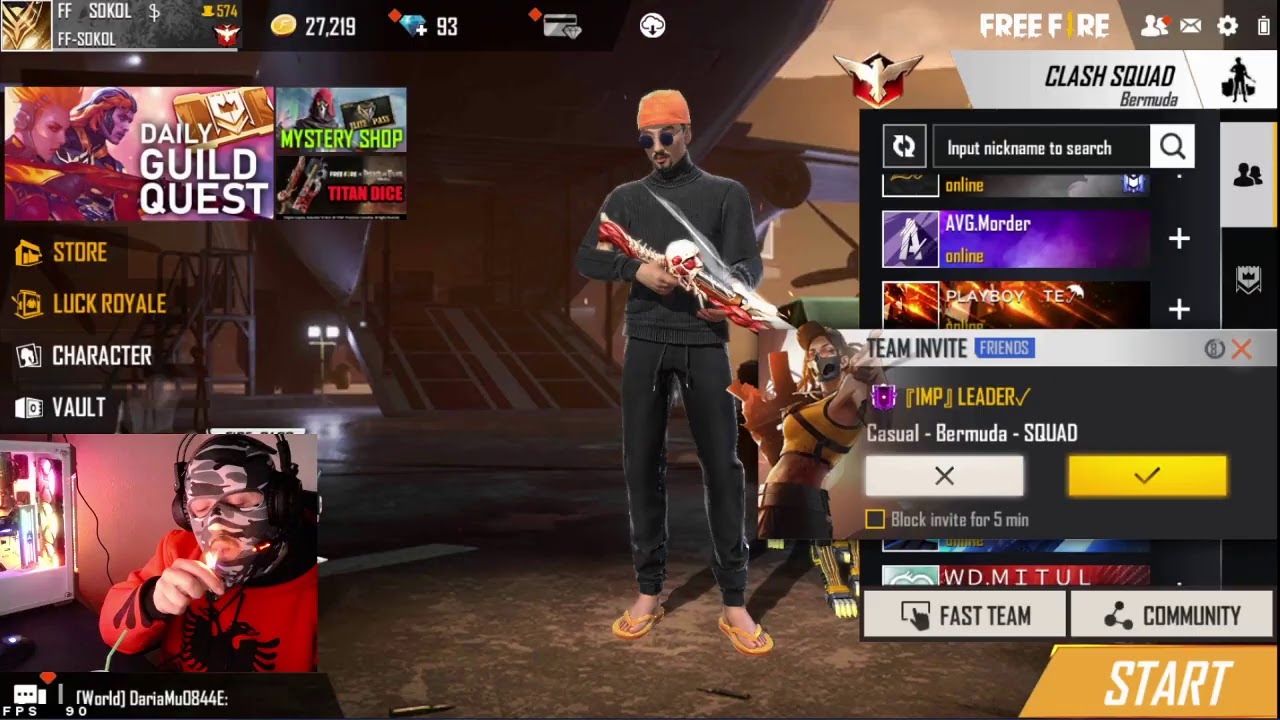 FREE FIRE BACK ME PC TE RE