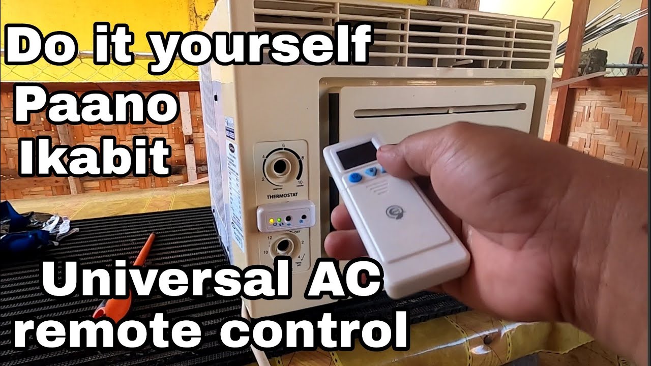 Paano mag Convert ng Manual to Digital Control ng window type Aircon/Carrier optima